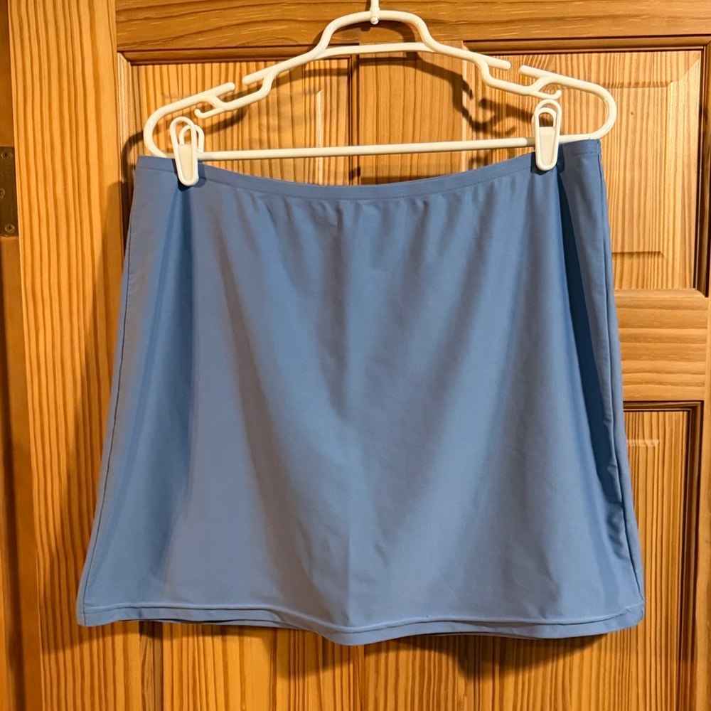 Patagonia, women’s swim cover up skirt, light blue, large